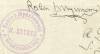 Death Certificate signed by Krynki rebbai Myshkowski. Its concern: Aron son of Shaya Golub died in Krynki 1917 and Reyzel daughter of Mordechai Golub died 1929